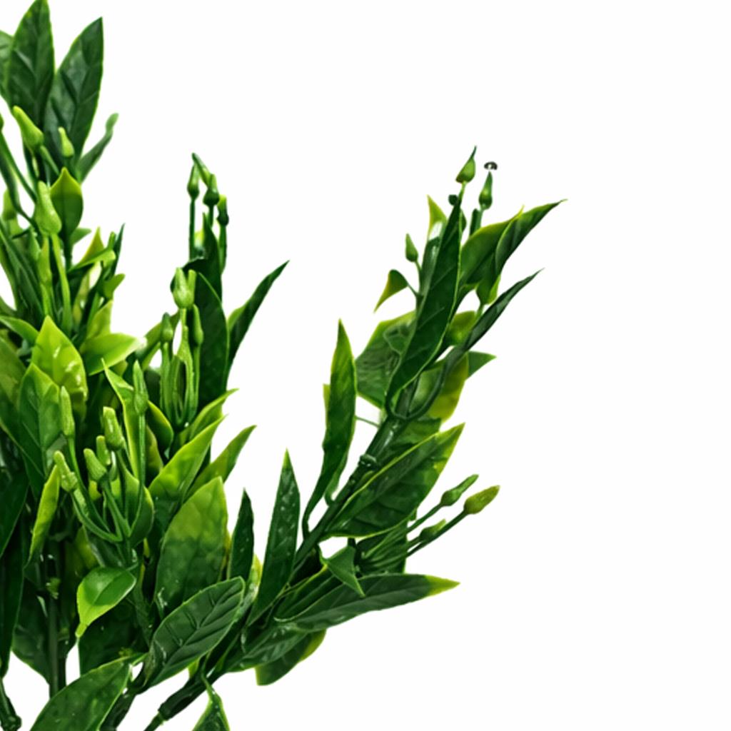 32cm Artificial Green Foliage Spray Stem Faux Leafy Greenery – image 4