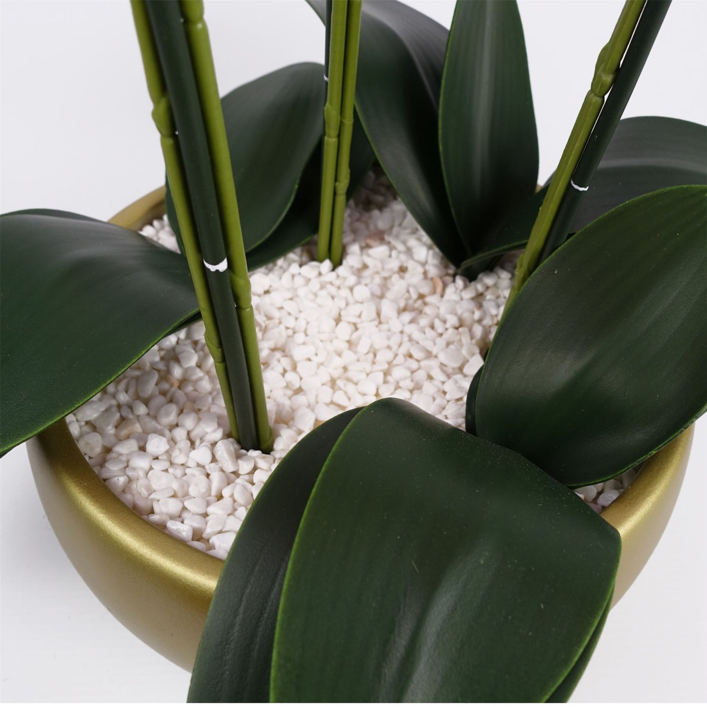 60cm Orchid Artificial Pink Gold Ceramic Planter – image 4