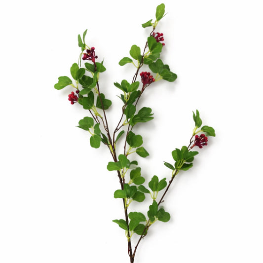 90cm Artificial Berry Foliage Spray Stem – image 2