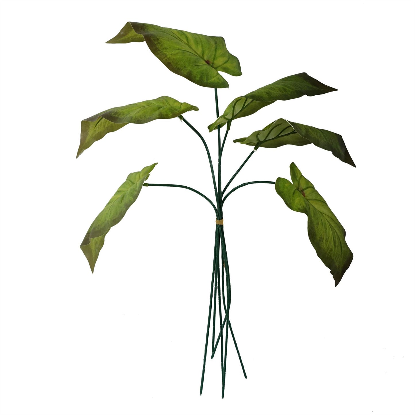 50cm Artificial Green Plastic Leaf Stem – image 7