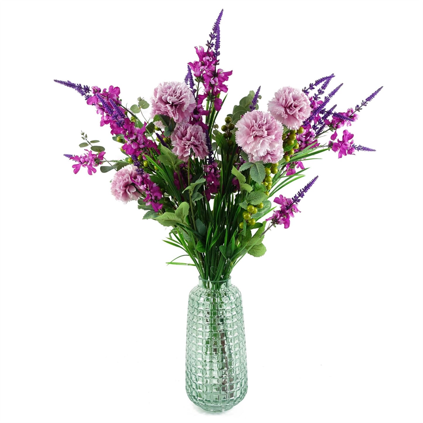 80cm Artificial Dark Pink Larkspur Artifical Stem – image 3