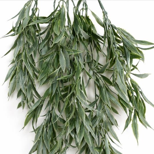 80cm Artificial Italian Ruscus Hanging Plant with Foliage Sage Green – image 2