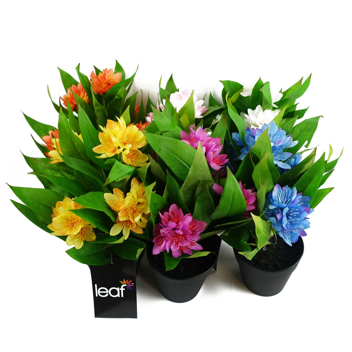 18cm Artificial Freesia Plant Blue Flowering