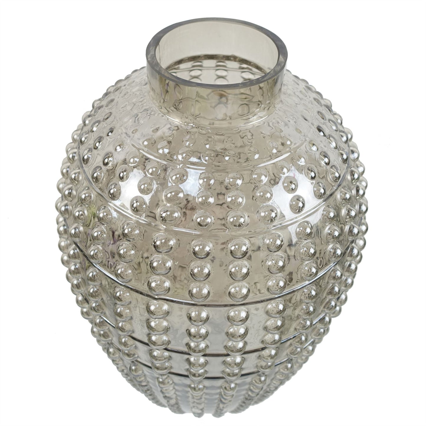 35cm Smoke Grey Bubble Vase – image 4