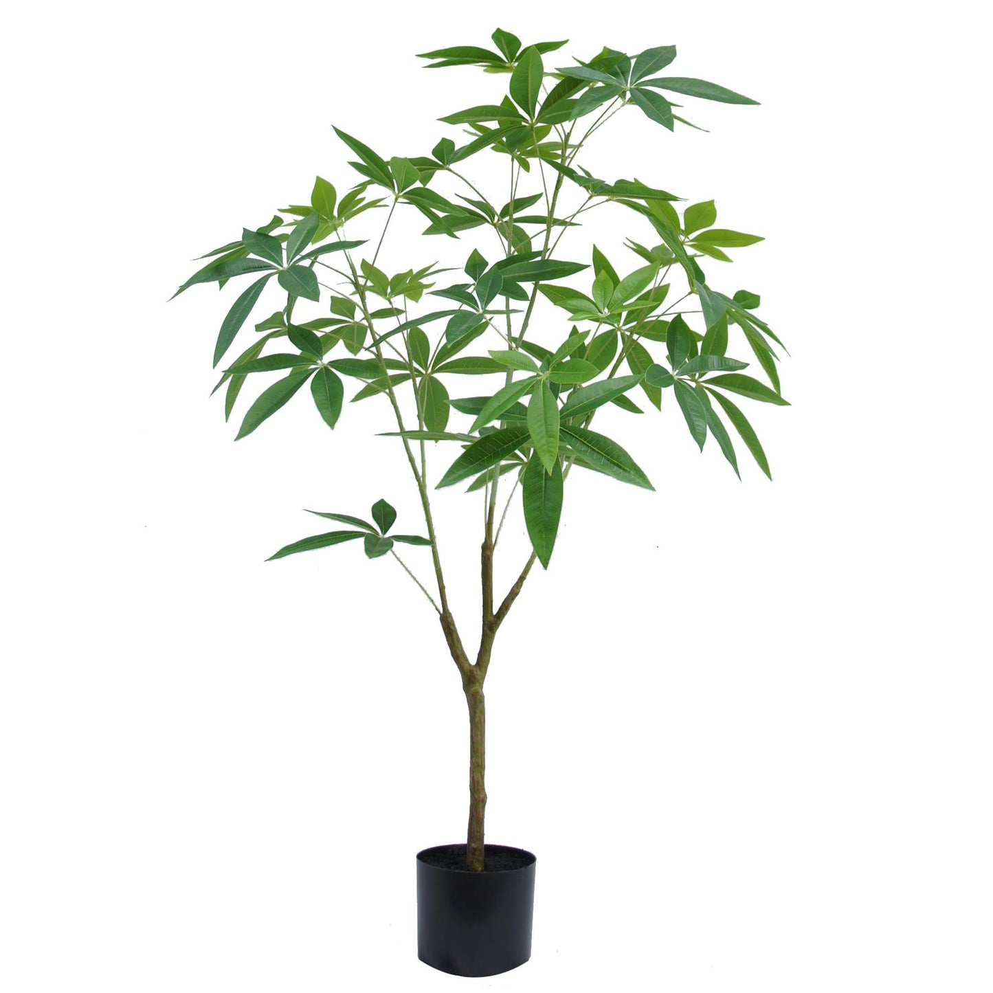 120cm Artificial Money Plant Pachira Realistic Faux Tree – image 3