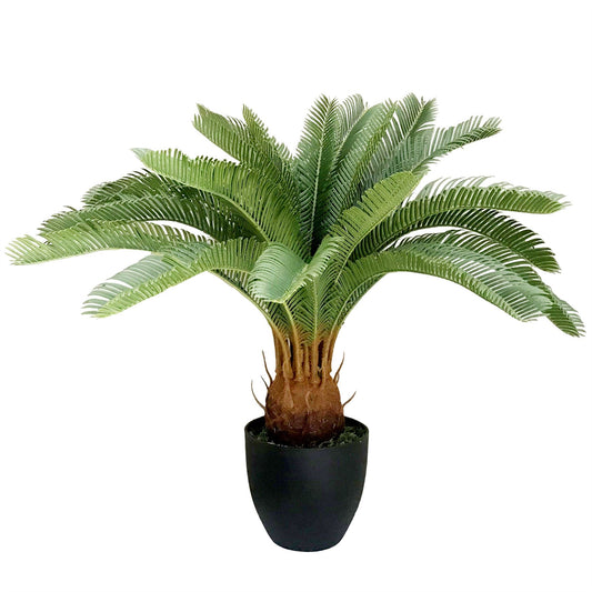 70cm Artificial Tropical Cycas Palm Plant – image 2
