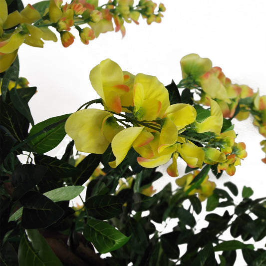 120cm Artificial Yellow Wisteria Tree – image 2