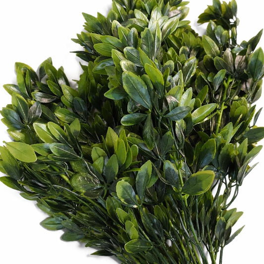 75cm Artificial Boxwood Leaf Bush Stem – image 2