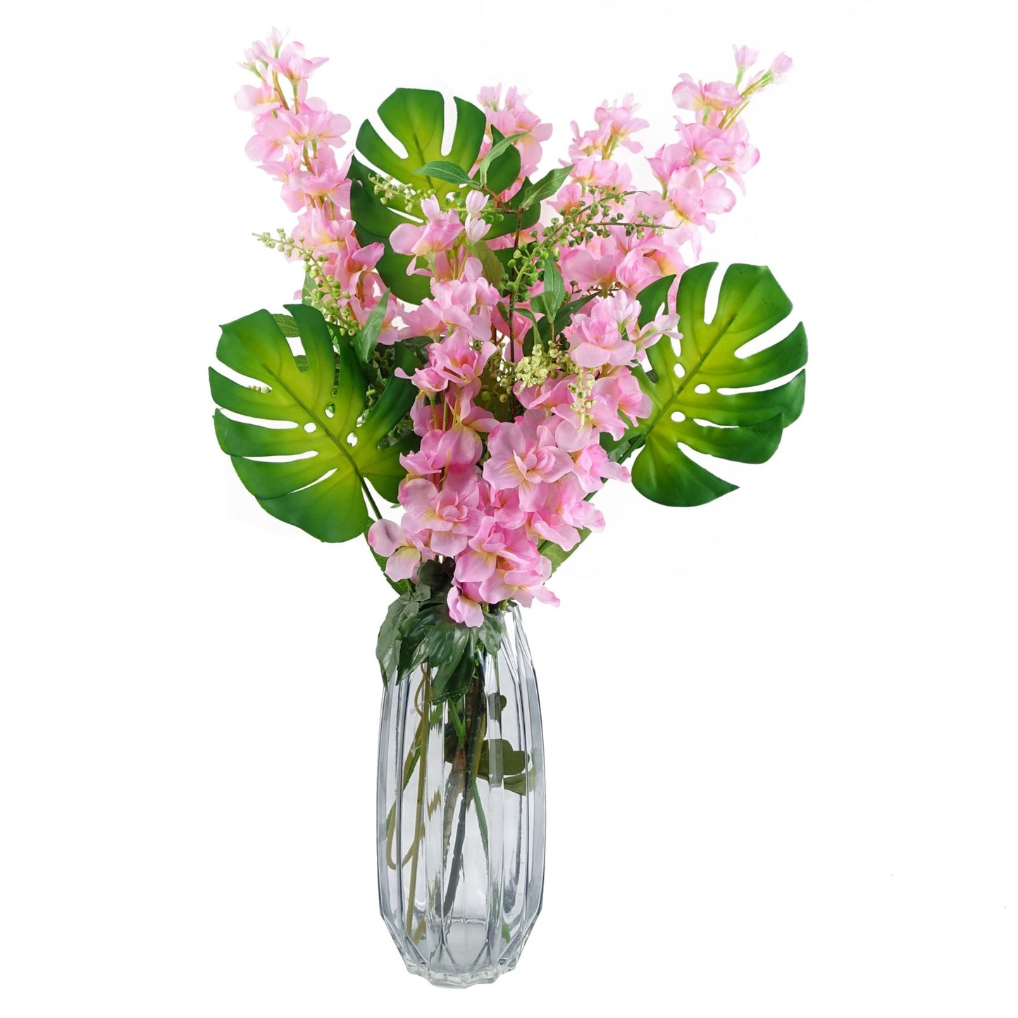 75cm Delphinium Pink Artificial Stem – image 4