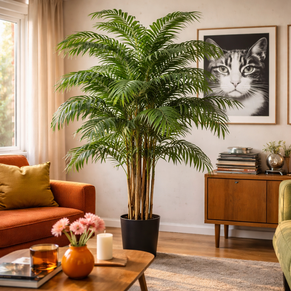 210cm Artificial Fire Retardant Areca Palm Tree – image 7
