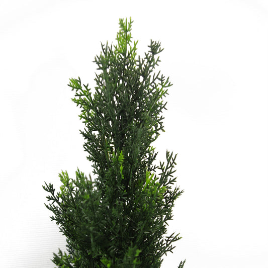 90cm Pair of Artificial Cedar Cypress Topiary UV Resistant – image 2
