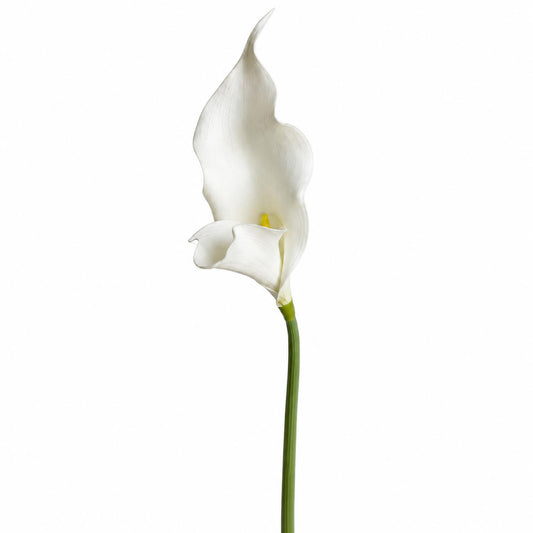 70cm Artificial White Calla Lily Stem