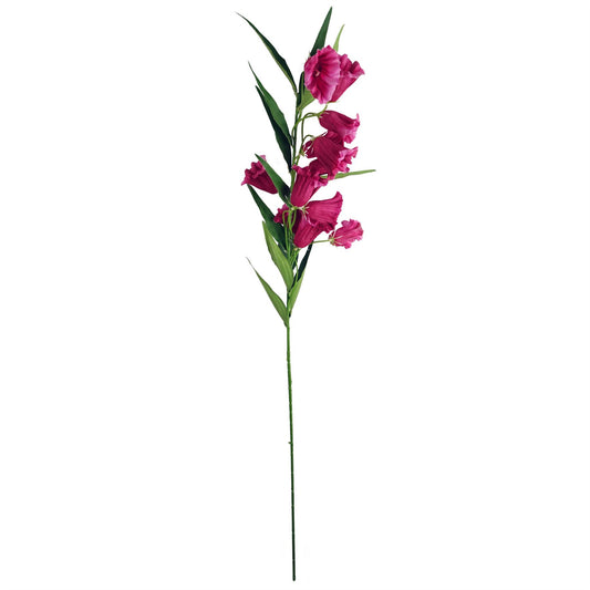 100cm Trumpet Artificial Flower Stem Fuchsia Pink – image 2
