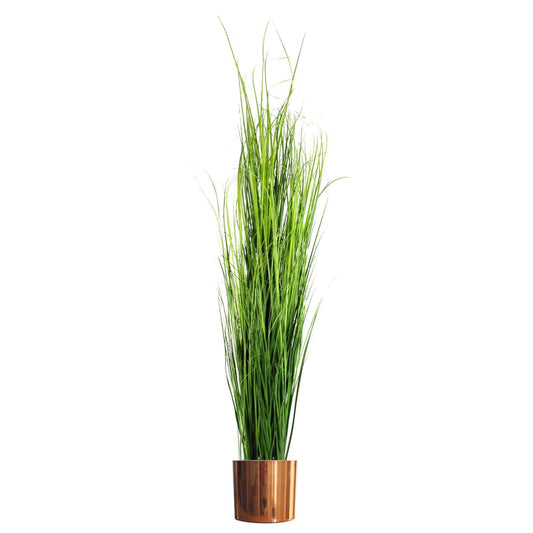 130cm Artificial Onion Grass Plant with Copper Metal Plater – image 2