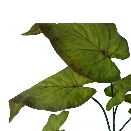 50cm Artificial Green Plastic Leaf Stem – image 2