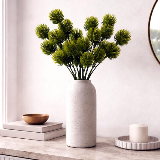 30cm Artificial Cedrus Libani Pine Style Foliage Plant Stem – image 2