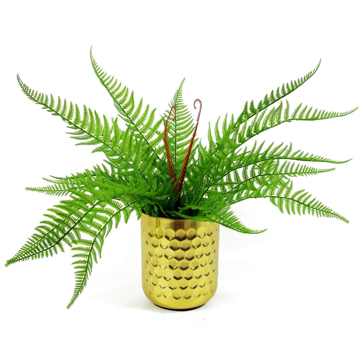 60cm Artificial Bushy Dixie Wood Fern Dark Green Plant – image 5