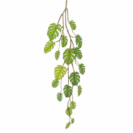 110cm Artificial Green Trailing Monstera Vine – image 2