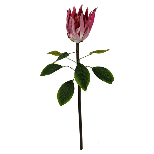 65cm Artificial Protea Sugarbush Flower Stem Pink – image 2