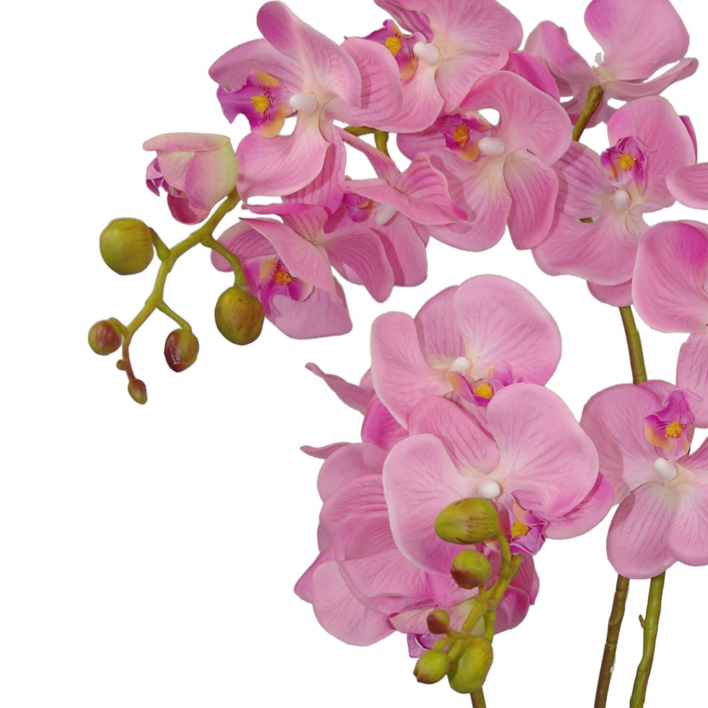 60cm Artificial Luxury Orchid -Triple Stem Pink Realistic Plant