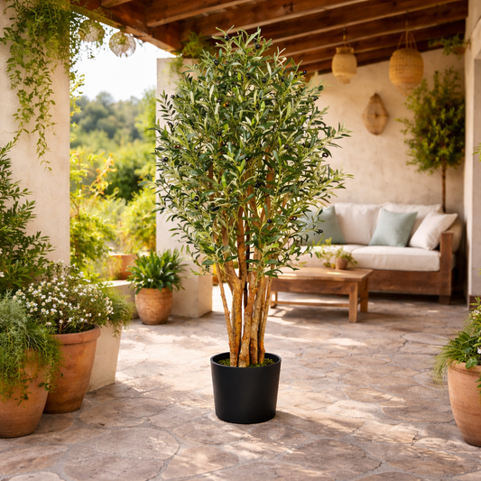 125cm Luxury Artificial Olive Tree Premium Range – image 2