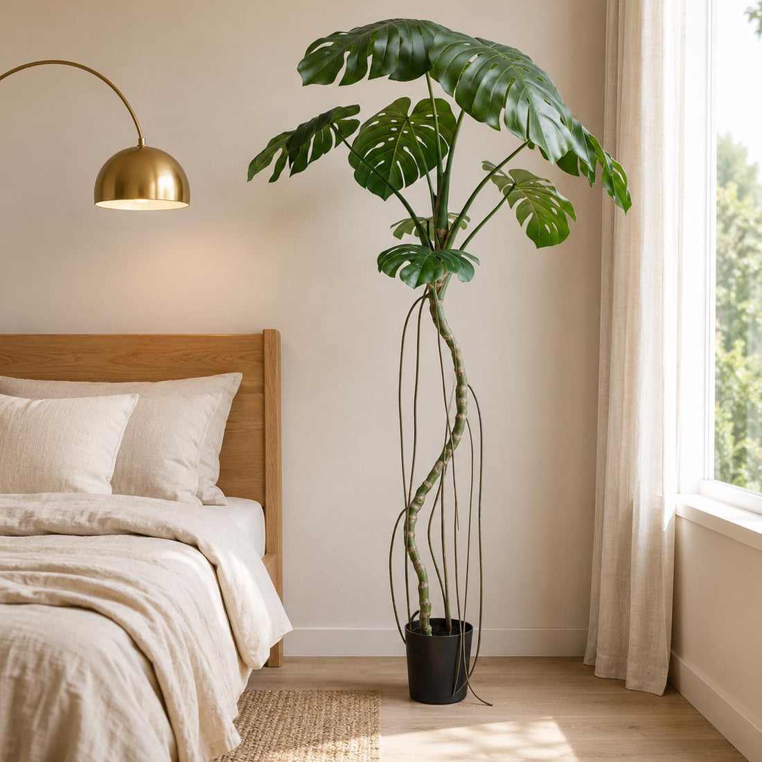 180cm Monstera Realistic Artificial Tree Green — wholesale artificial plants