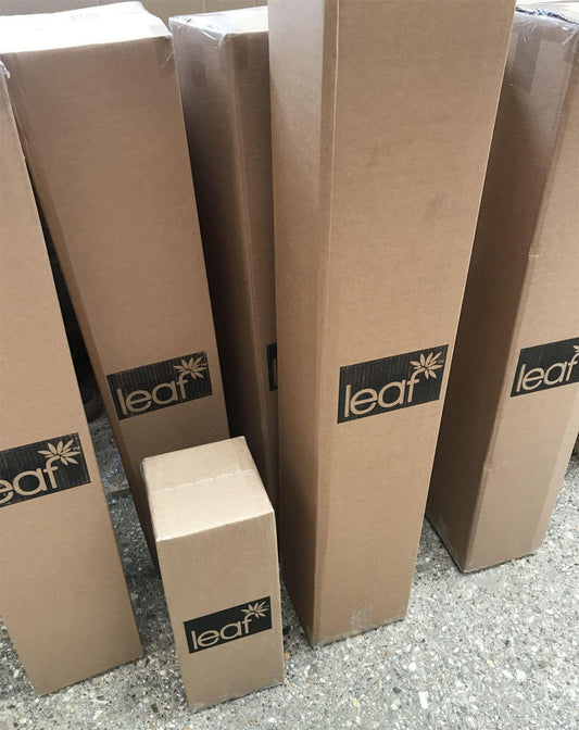 Leaf Long Cardboard Box - 165cm x 22.5cm x 22.5cm — wholesale artificial plants