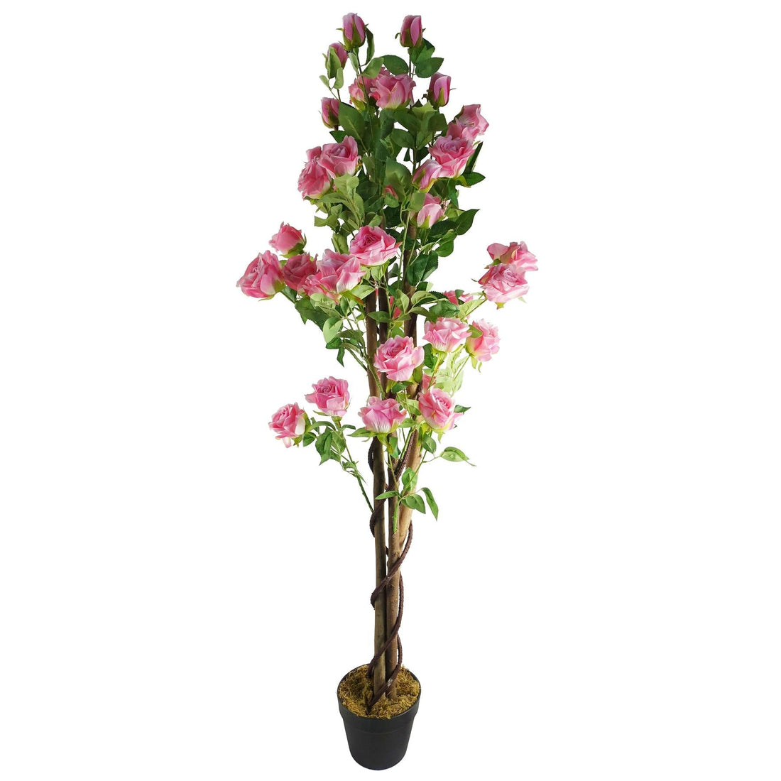 150cm Artificial Pink Rose Tree — wholesale artificial plants