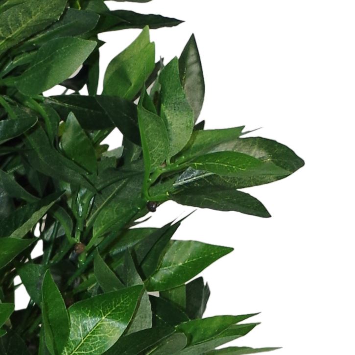 Pair of 120cm Artificial Topiary Bay Trees Pyramid Cones Extra Large – image 4