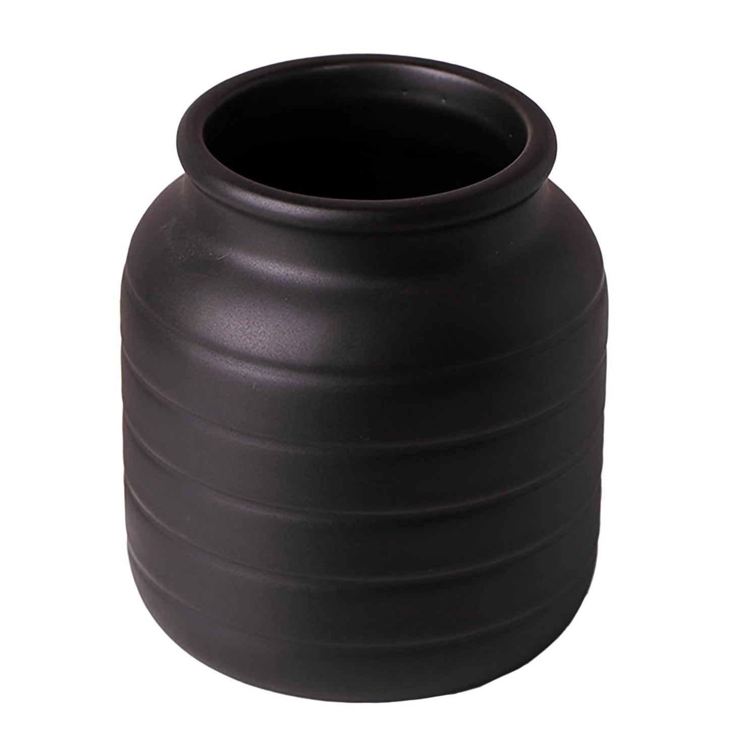 Black Vase Planter 13 x 13 x 14cm BlackBlack