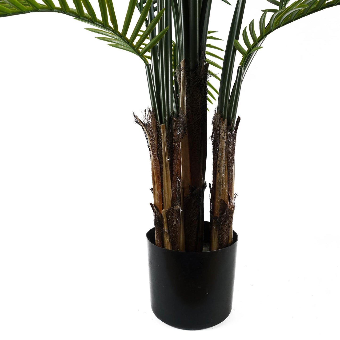 125cm Artificial UV Resistant Raphis Palm Tree Natural Trunk – image 5