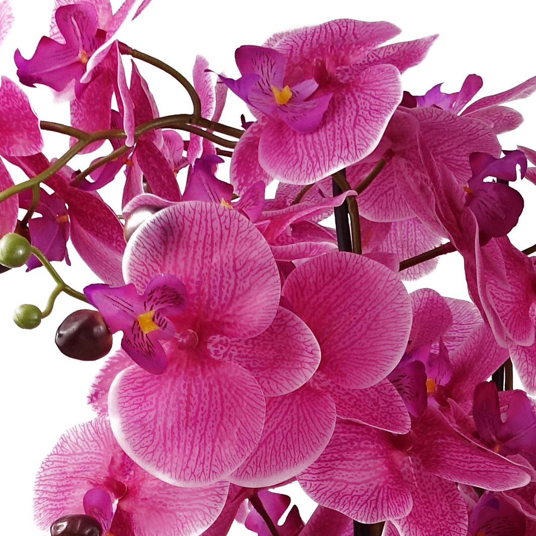 60cm Orchid Artificial Pink Gold Ceramic Planter – image 2