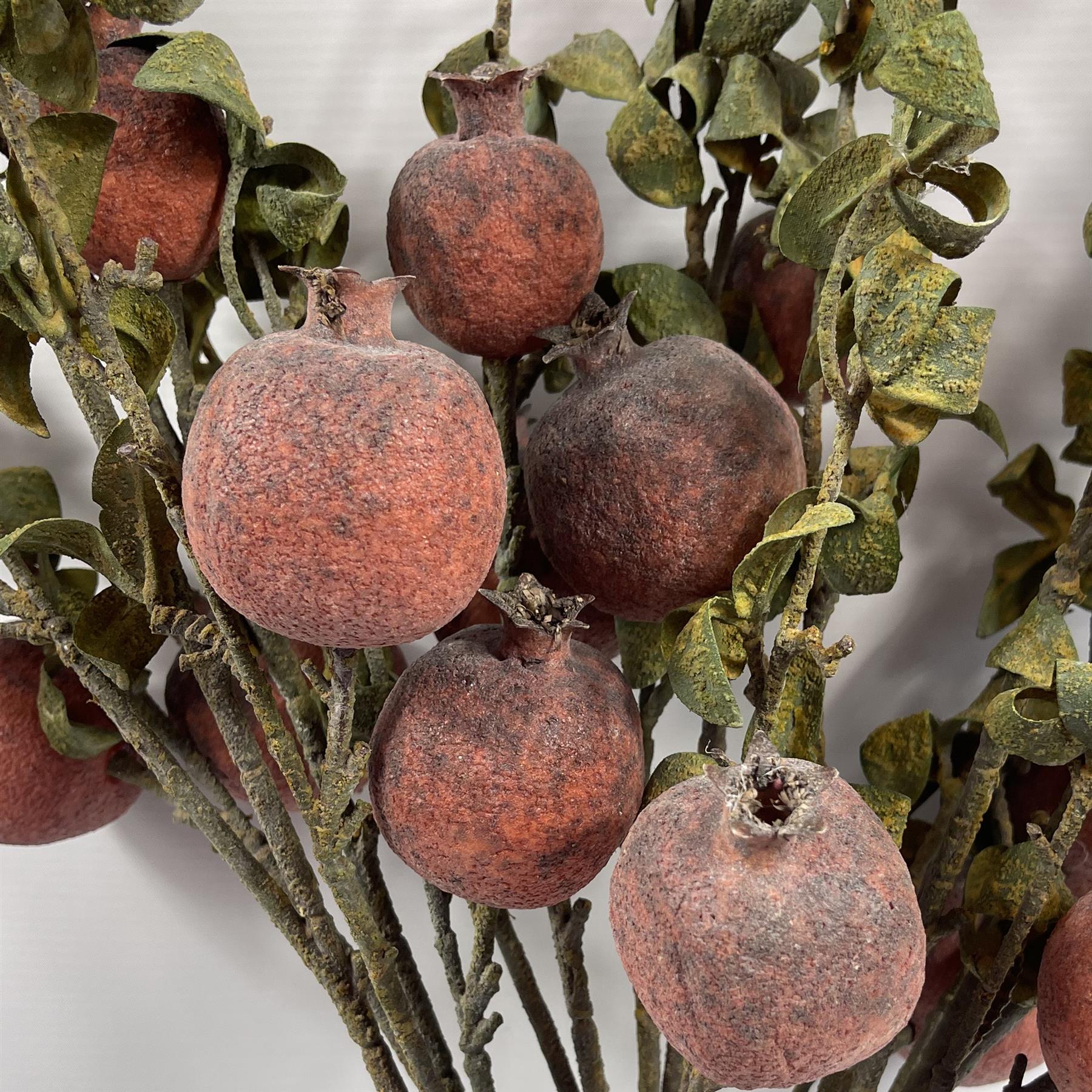 75cm Pomegranate Stem Artificial Red – image 6