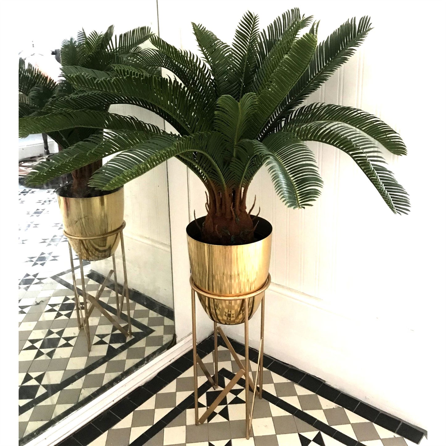 70cm Artificial Tropical Cycas Palm Plant – image 5