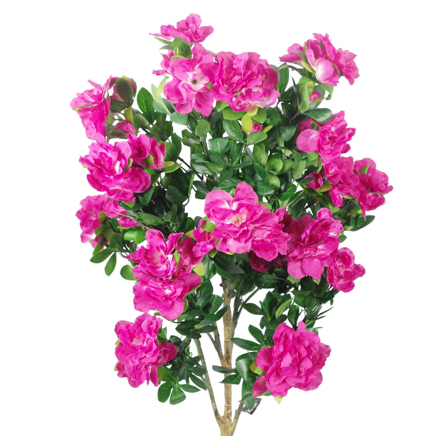 100cm Premium Artificial Azalea Pink Flowers Potted Plant – image 4