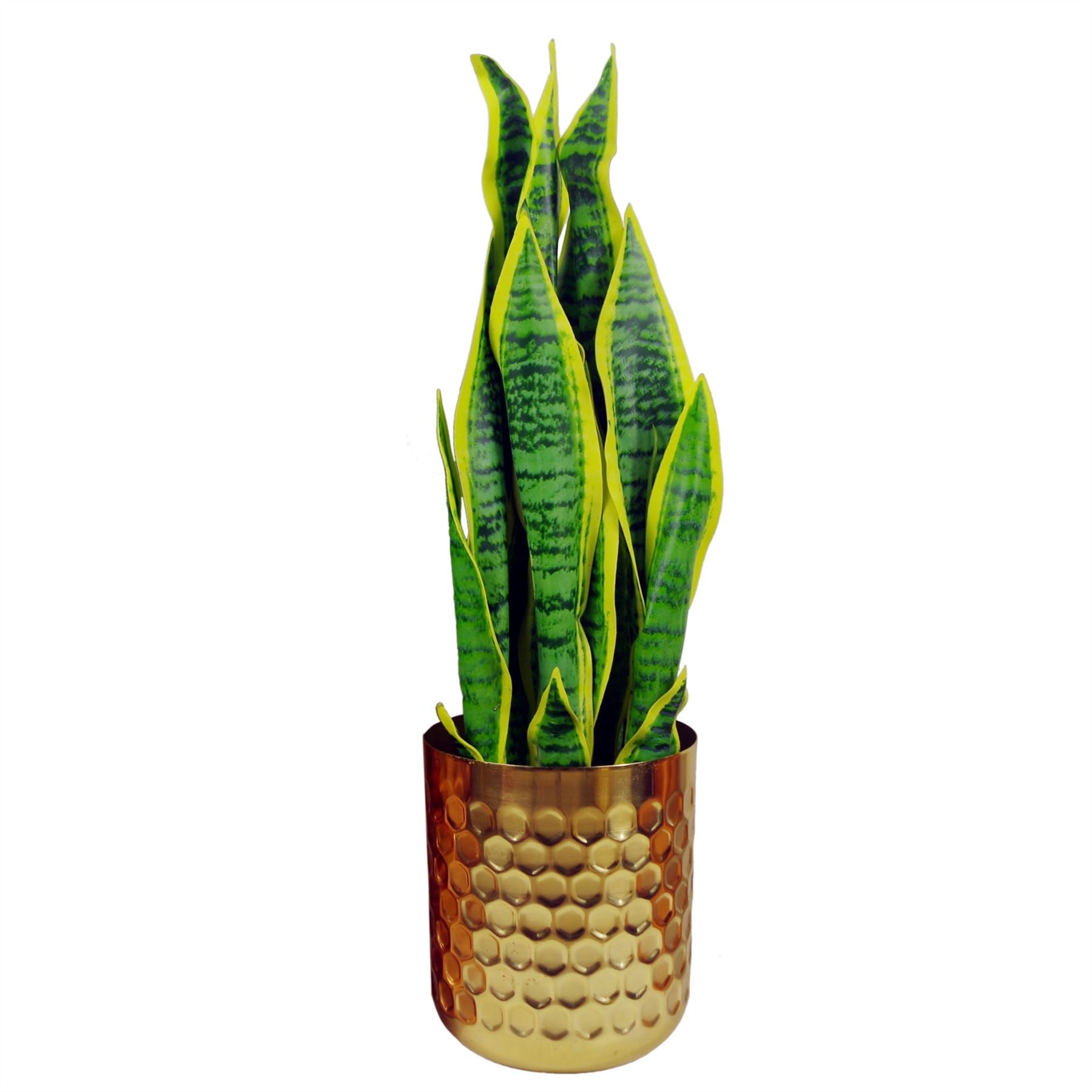 18cm Honeycomb Planter Gold x 15.5cm – image 3