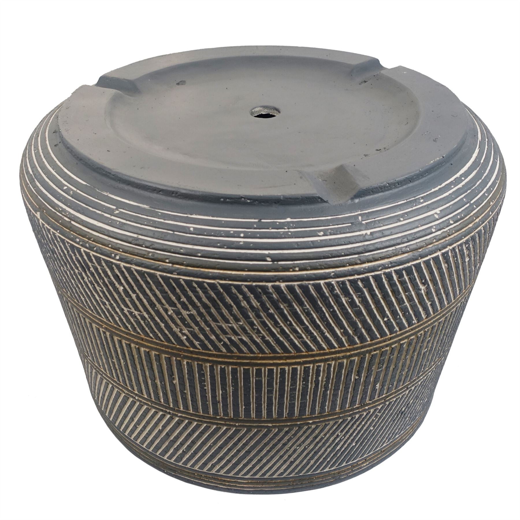 29cm x 43cm Large Maral Planter with Etching Composite Plant Pot – image 5