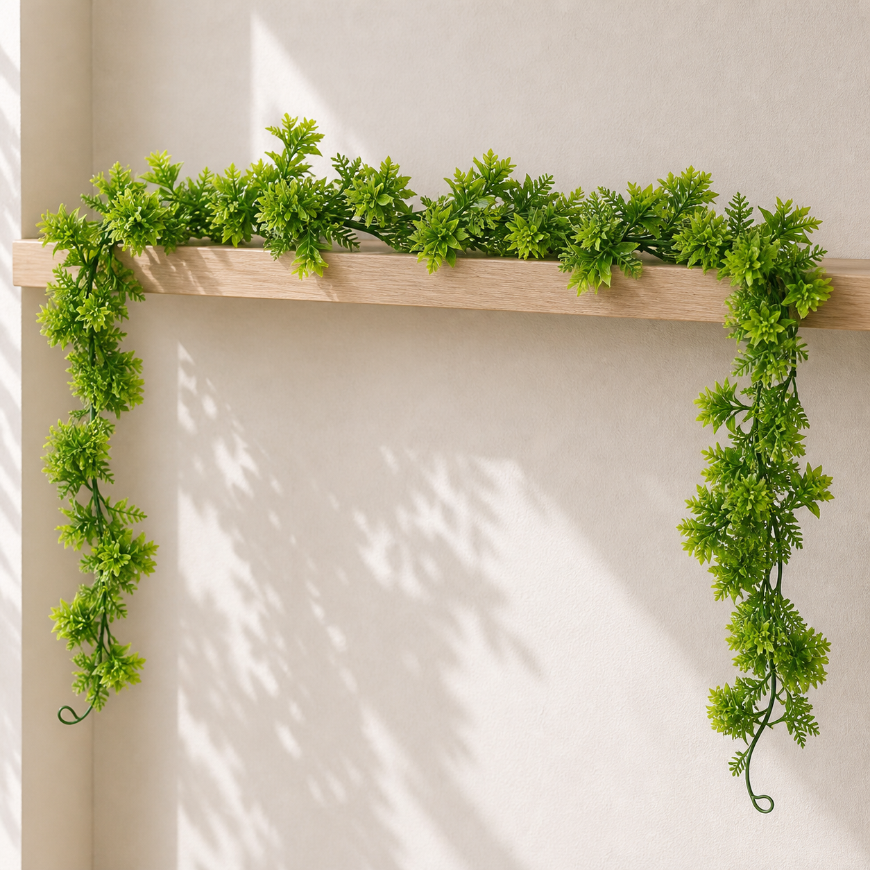 160cm Artificial Green Floral Garland Hanging Foliage Decoration – image 2