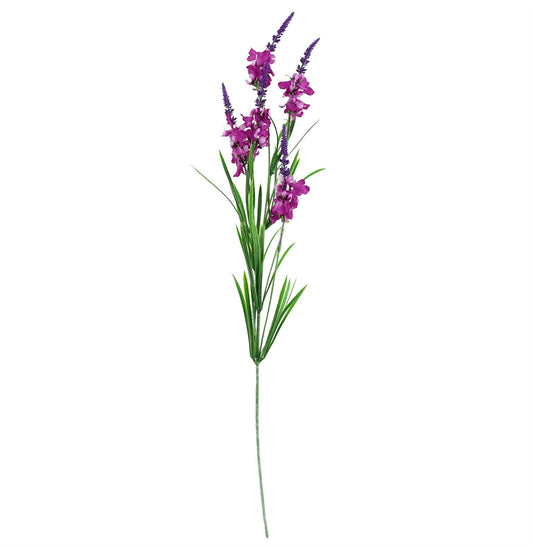 80cm Artificial Dark Pink Larkspur Artifical Stem – image 2