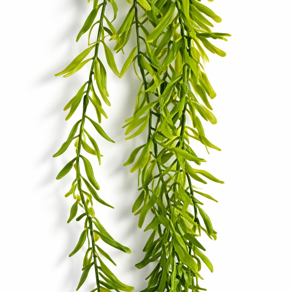 100cm Artificial Trailing Rhipsalis Hanging Plant Dark Green Tips – image 2