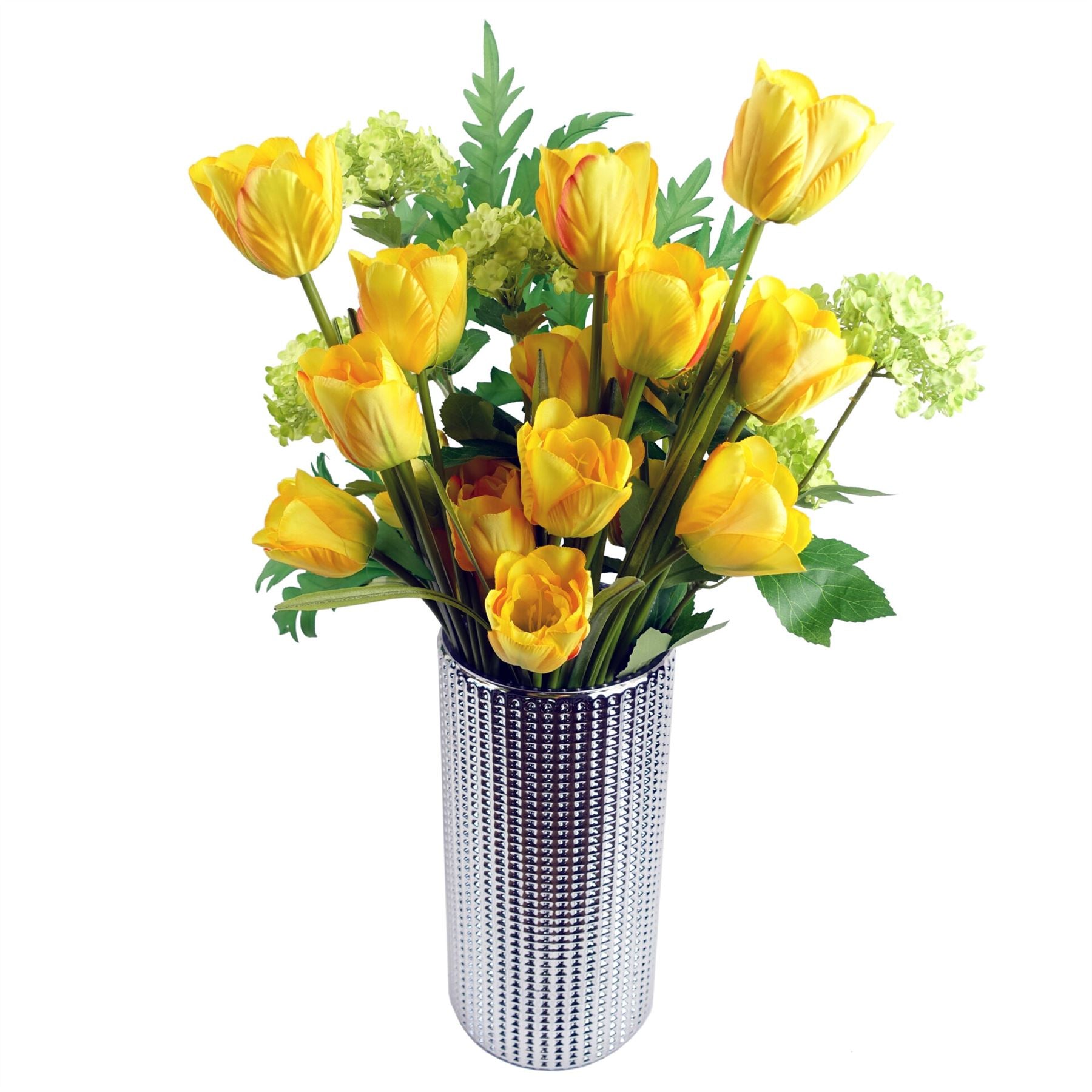 80cm Artificial Tulip Yellow Stem – image 4