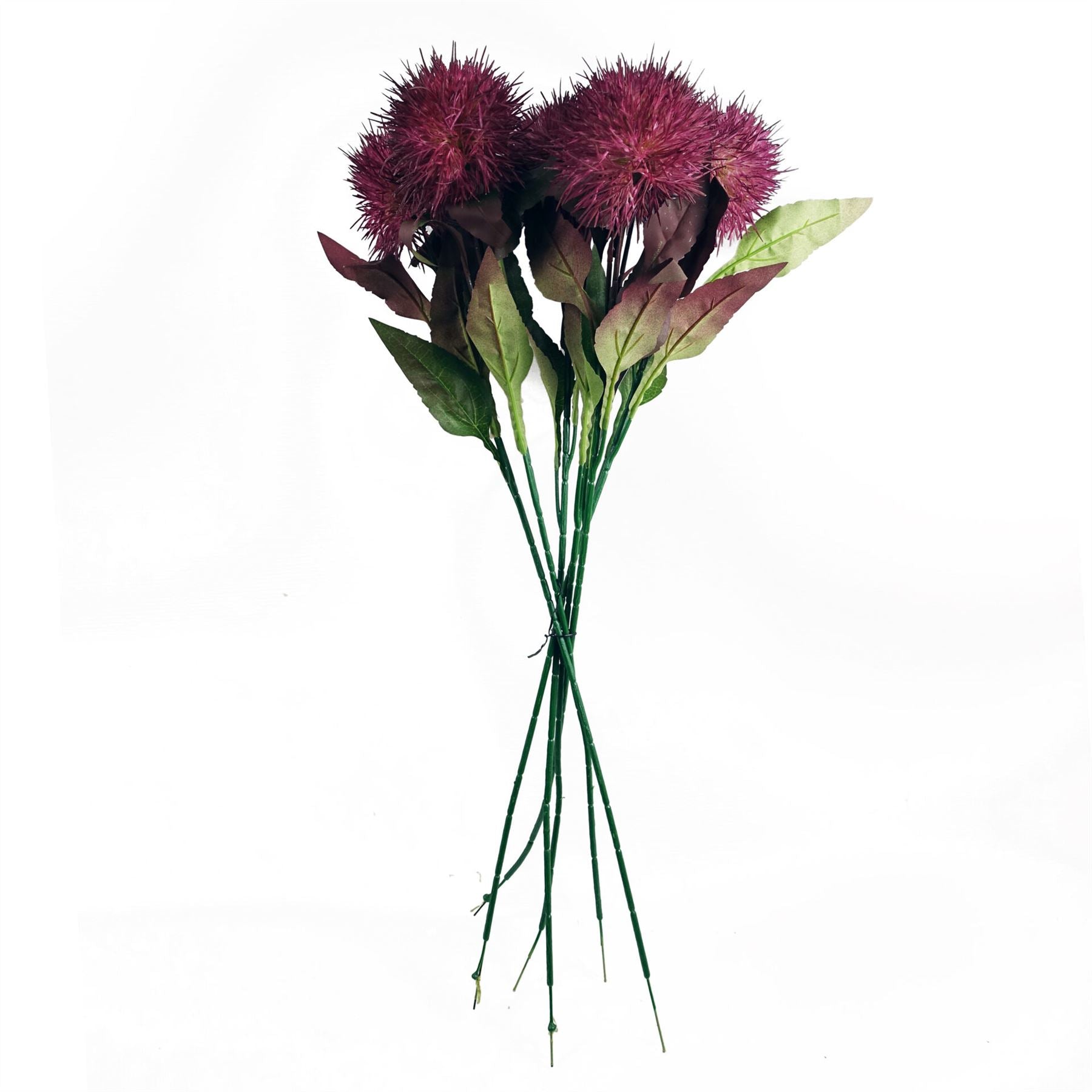 70cm Globe Thistle Purple Ball Artificial Flower Stem – image 8