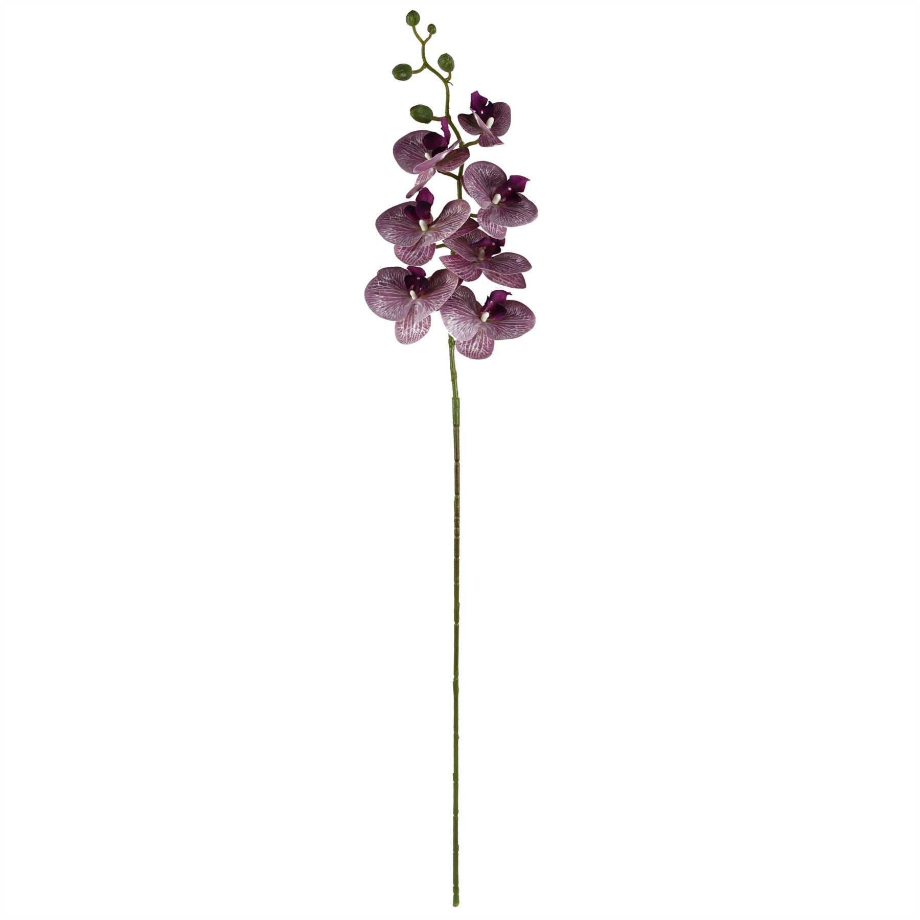 100cm Artificial Phalaenopsis Orchid Purple Stem – image 3