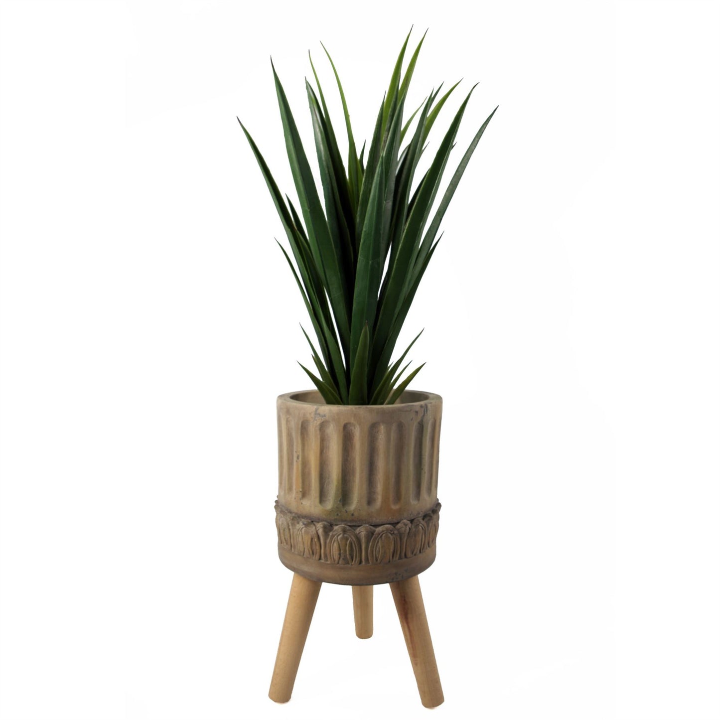 x 21.5cm Zandi Roman Composite Large Planter 40cm – image 2