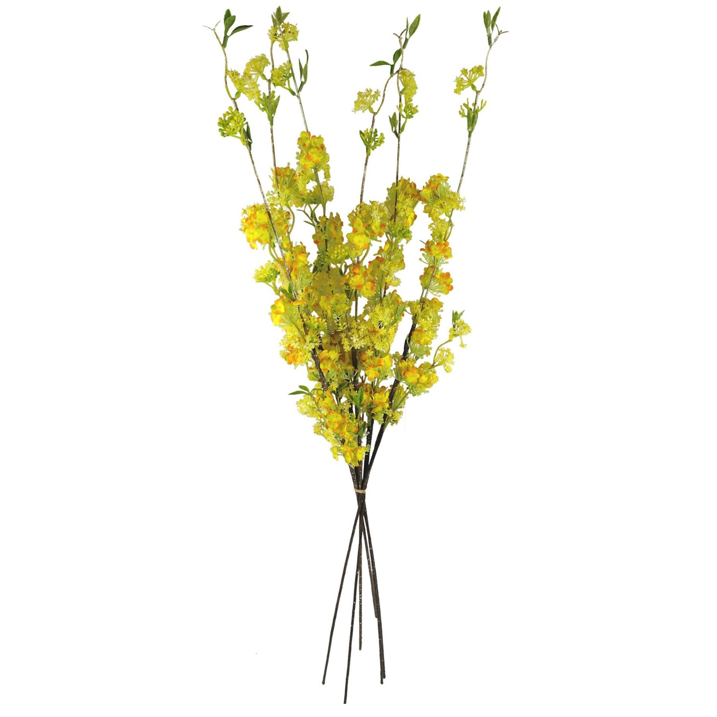 100cm Artificial Yellow Blossom Spray Stem – image 6