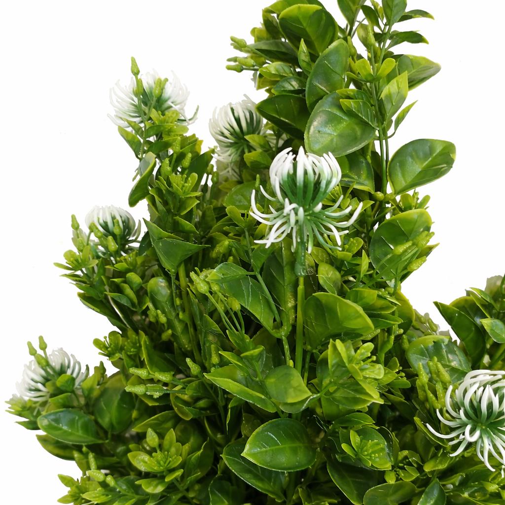 75cm Artificial Boxwood Budding Foliage Bush Stem – image 3