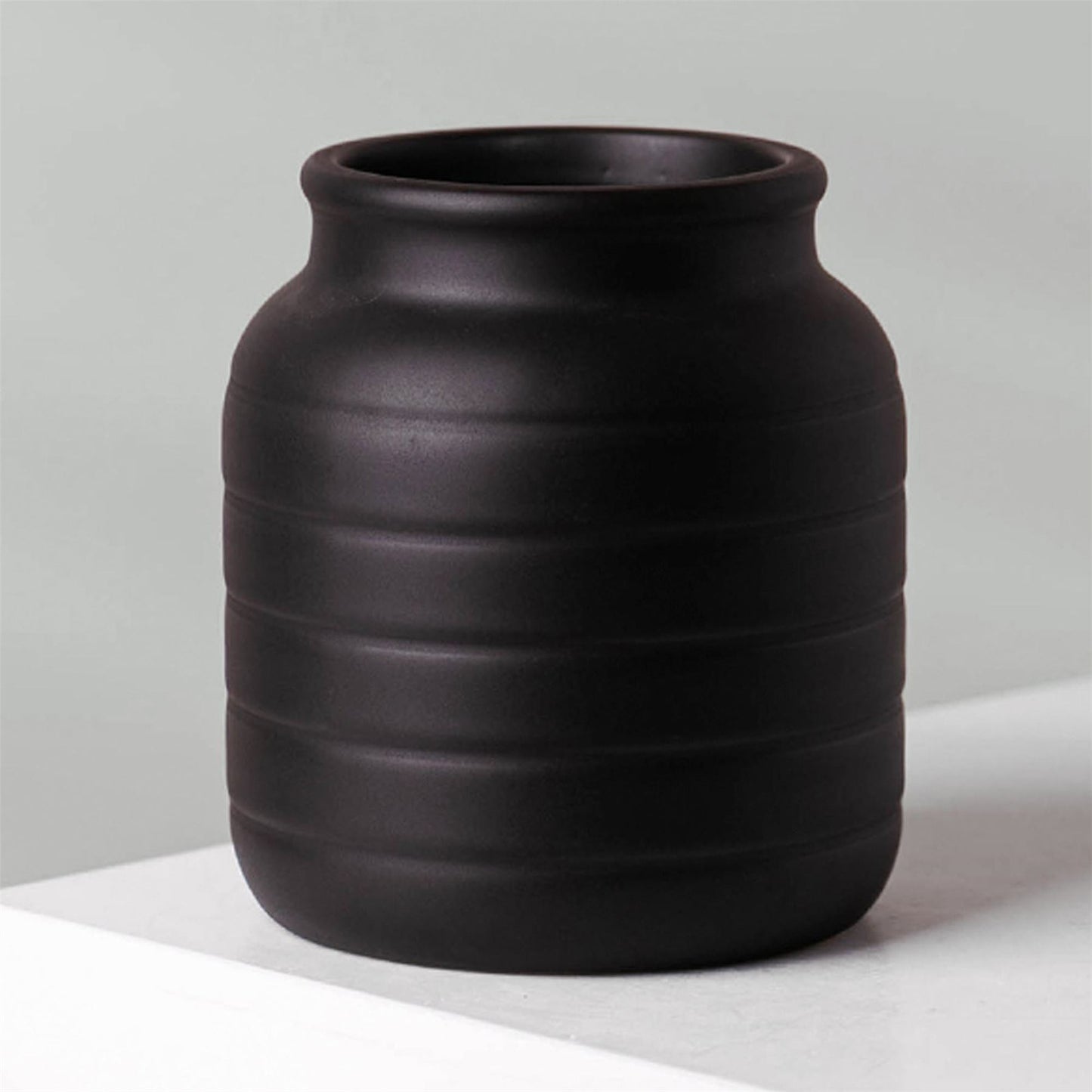 Black Vase Planter 13 x 13 x 14cm BlackBlack – image 5