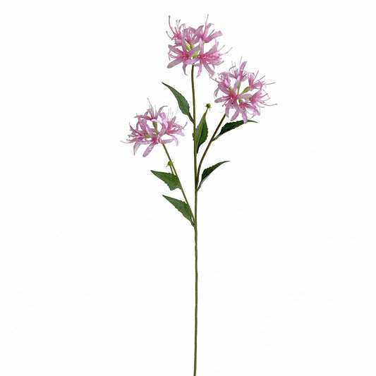 72cm Artificial Pink Spider Lily Stem