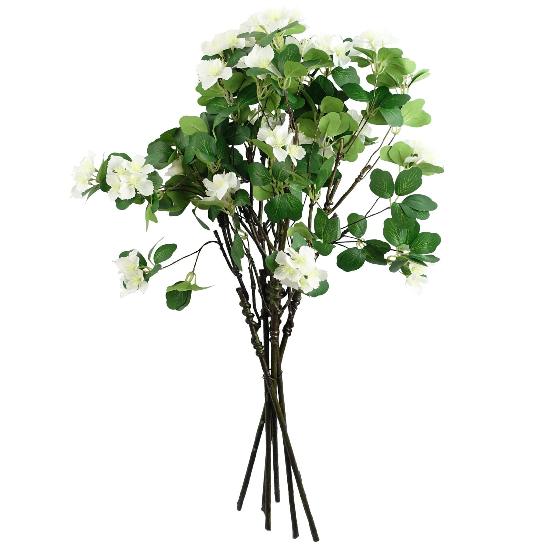 60cm Artificial Flower Foliage Spray White – image 7