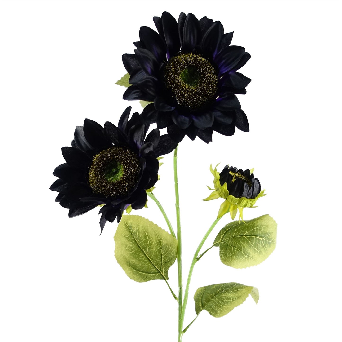 100cm Purple Artificial Sunflower Arrangement Glass Vase – image 4